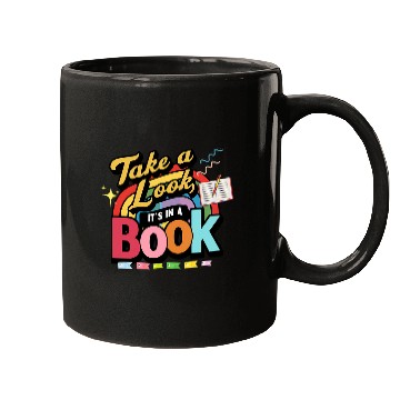 Discover Reading Bookworm Librarian Mugs