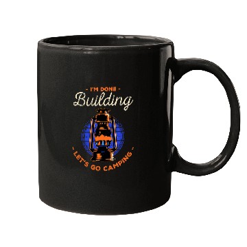 Discover Lets Go Camping Done Building Foreman Camper Constructor 22 Mugs