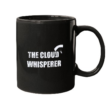Discover The Cloud Whisperer Funny Parachuting Skydiving Mugs