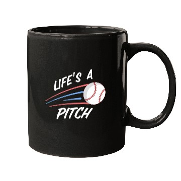 Discover Lifes A Pitch Baseball Spring Training Pitching Batting Mugs