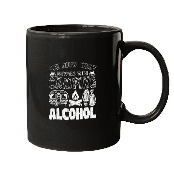 Discover You Know What Rhymes With Camping Alcohol Camping Lover Mugs