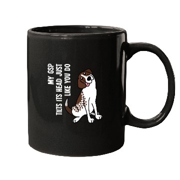 Discover My German Shorthaired Pointer Tilts Its Head Dog Mugs