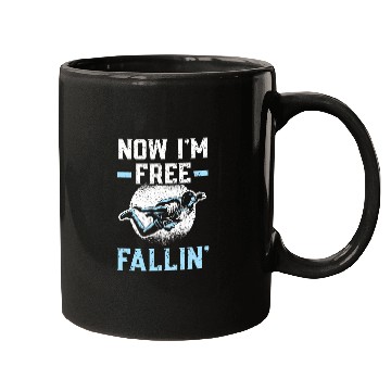 Discover Now Im frees Fallin Skydiver Skydiving Parachuting Mugs