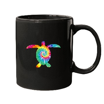 Discover Tie Dye Sea Turtle 2Diver Turtle Lovers Mugs