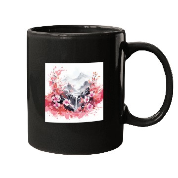 Discover Zen Harmony Blossom Ballet in Nihons Ethereal Glow Mugs
