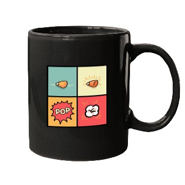 Discover Popcorn Pop Chef or Cook Mugs