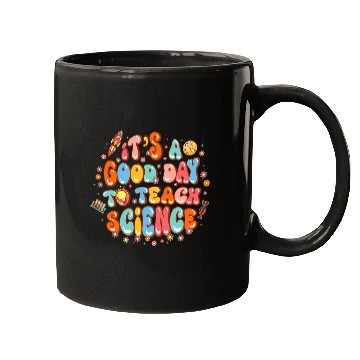 Discover Its a Good Day to Teach Science Teacher Gift Groovy Retro Mugs