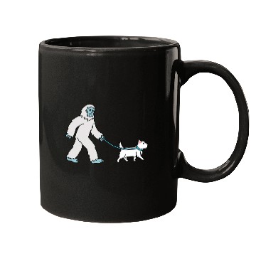 Discover yetis Walking Westie Cryptozoology Dog Mugs