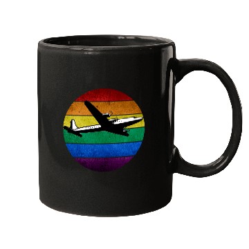 Discover Retro Plane Flight Pilot Mugs