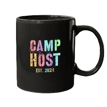 Discover Ever CAMP HOST Est 2024 Camping nurses Intents Captain Mugs