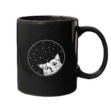 Discover Eclipse Cat Astronomer Or Scientist Mugs