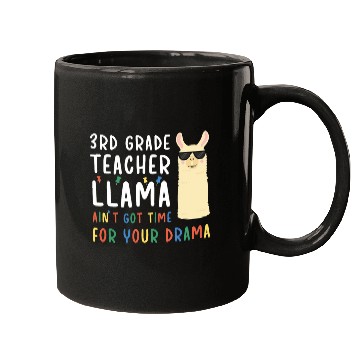 Discover 3rd Grade Teacher Llama Third Grade Teacher Mugs