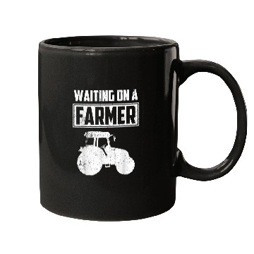 Discover waiting on a farmer funny farmer farming lover saying Mugs