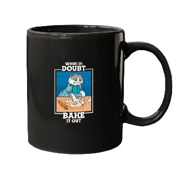 Discover When in Doubt Bake It Cat Mom Bread Baker Baking Mugs
