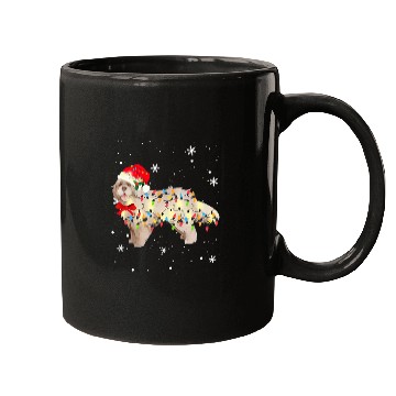 Discover newfoundland dog christmas light xmass mom dad s Mugs