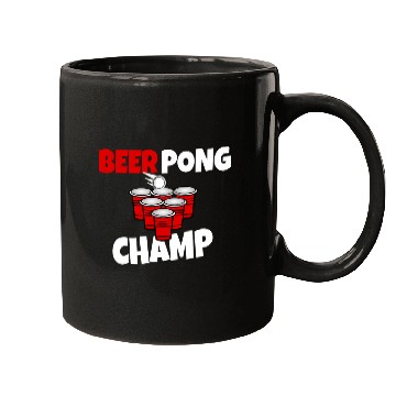 Discover Beer Pong Champ Beer Student Alcohol Mugs