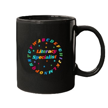 Discover Reading Teacher School Literacy Specialist Mugs