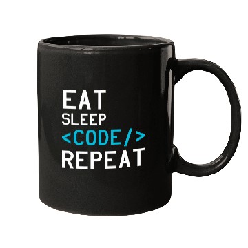 Discover Binary Coding Eat Sleep Code Repeat Computer Programmer Mugs