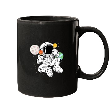 Discover Astronaut Space Cream Astronomer Or Scientist Mugs