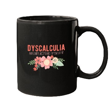 Discover Dyscalculia Awareness Empowerment SPED Teacher Mugs