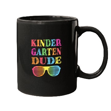 Discover Kids Kindergarten Dude Funny First Day Back To School Student Mugs