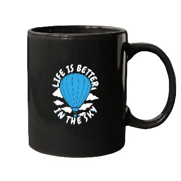 Discover Hot Air Balloon Pilot Design Mugs