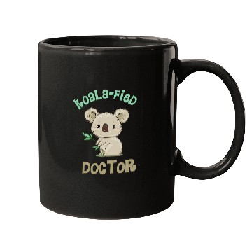 Discover Funny Koala Doctor Med Student Graduation Gift Idea Mugs