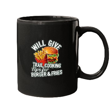 Discover Will Give Trail Cooking Tips For Burger 2Fries 2Camp Chef Mugs
