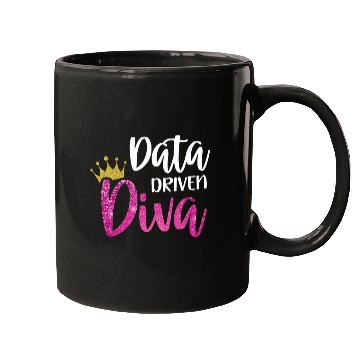 Discover Data Driven Diva swag for Science of Reading Teacher Mugs