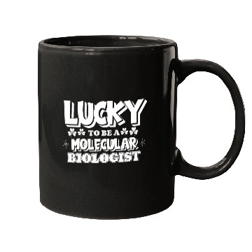 Discover Biology Lucky Science Teacher Student Molecular Biologist Mugs