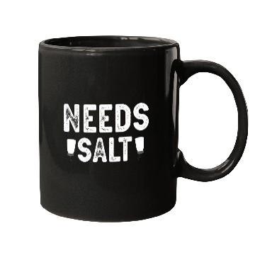 Discover Needs Salt Funny Cooking Chef Mugs