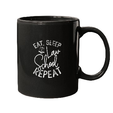 Discover Eat Law School Repeat Funny Law Student Mugs