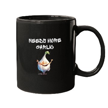 Discover Needs More Garlic Garlicologist Cook Chef Cooking Spice Fun Mugs