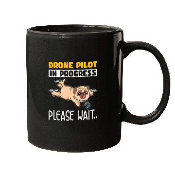 Discover Kids Drone Flying Design for your Future Drone Pilot Son Mugs