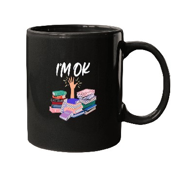 Discover Reading Books Librarian Reader Nerd Im Ok Teacher School 2 Mugs