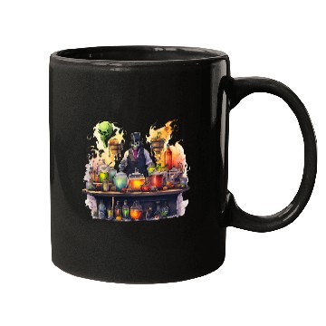 Discover Witchcraft Bartender Spooky Potions Halloween Mugs