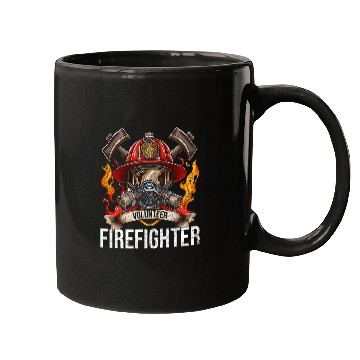 Discover Volunteer Firefighter Nonprofit Work Volunteer Fireman Mugs
