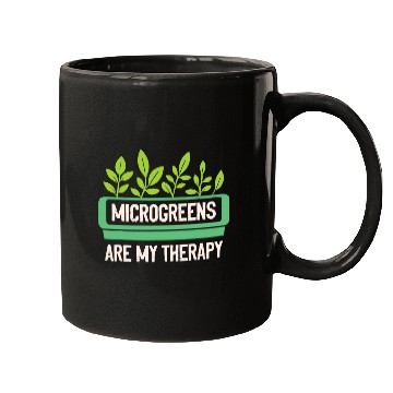 Discover Microgreens are My Therapy 2Microgreens Grower Farmer Mugs
