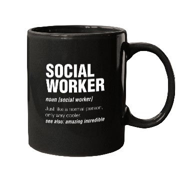 Discover Definition Social Worker Mugs