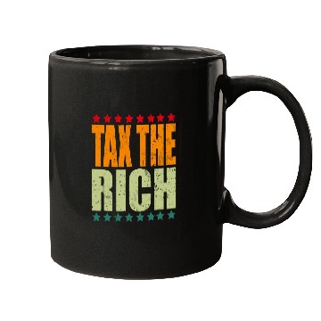 Discover Tax The Rich vintages Retro Cancel Student Debt AOC 1 Mugs