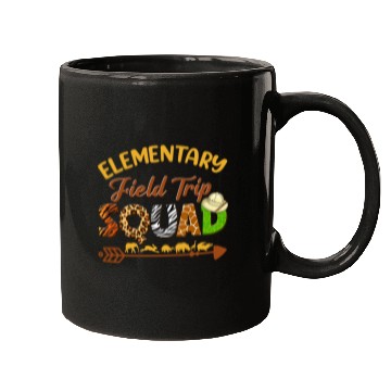 Discover Elementary Students School Zoo Field Trip Squad Matching Mugs
