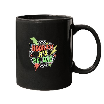 Discover Retro Hooray Its PE Day PE Teacher Physical Education Mugs