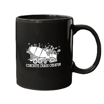 Discover Construction Batching Chaos Concrete Mixer Truck Driver Mugs