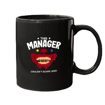 Discover This Manager Couldnt Scare Less Halloween Boss Scary 1 Mugs