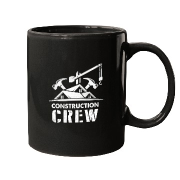 Discover Construction Crew Highway Worker Road Safety Jobsite 3 Mugs