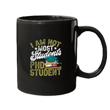 Discover PhD Student Dissertation Doctorate Graduation Mugs