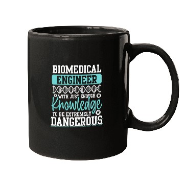 Discover Biomedicals Engineer Knowledge Funny Engineering 3 Mugs