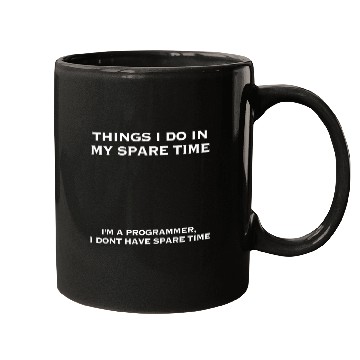 Discover My spare time Funny Programmer Programming Coding Computer Mugs