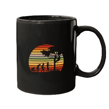 Discover Retro Arborist Evolution Tree Surgeon Arboriculturist Mugs