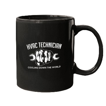 Discover HVAC Technician Cooling Down The World Mugs